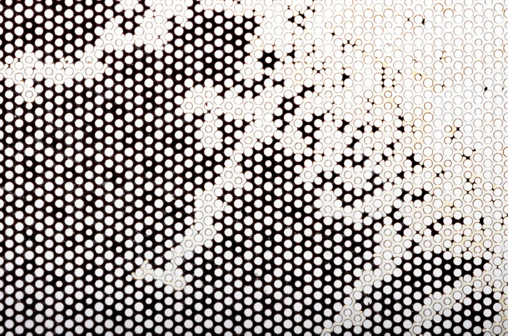 close up of a sagd reservoir mimicking chip