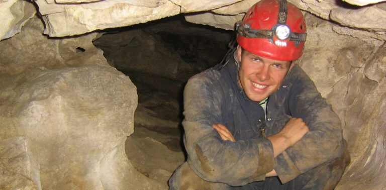 Me in a cave in 2007