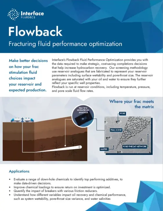 Flowback Analysis preview